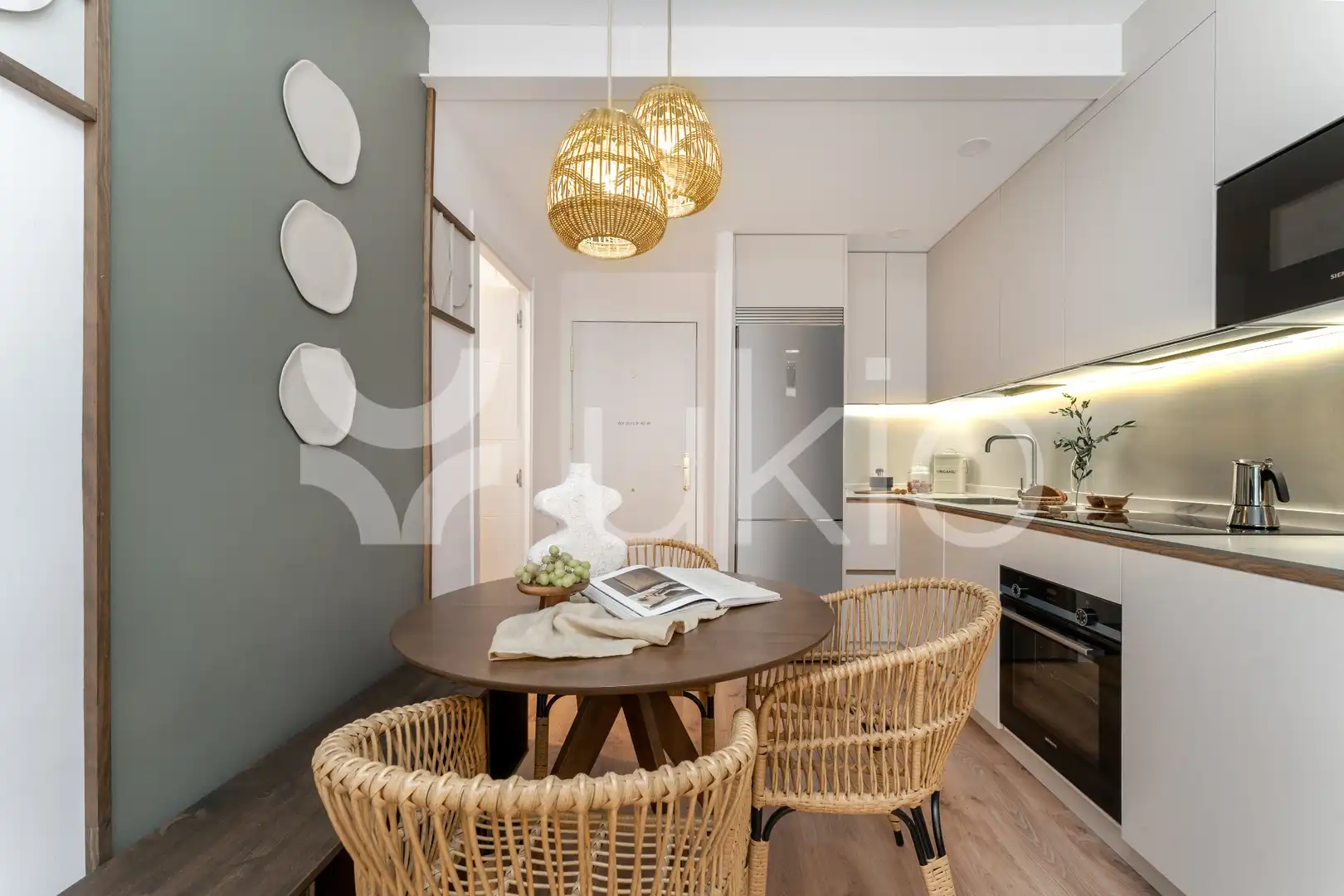 Kitchen of Apartments for rent in Madrid  with Air Conditioner, Heating and Furnished