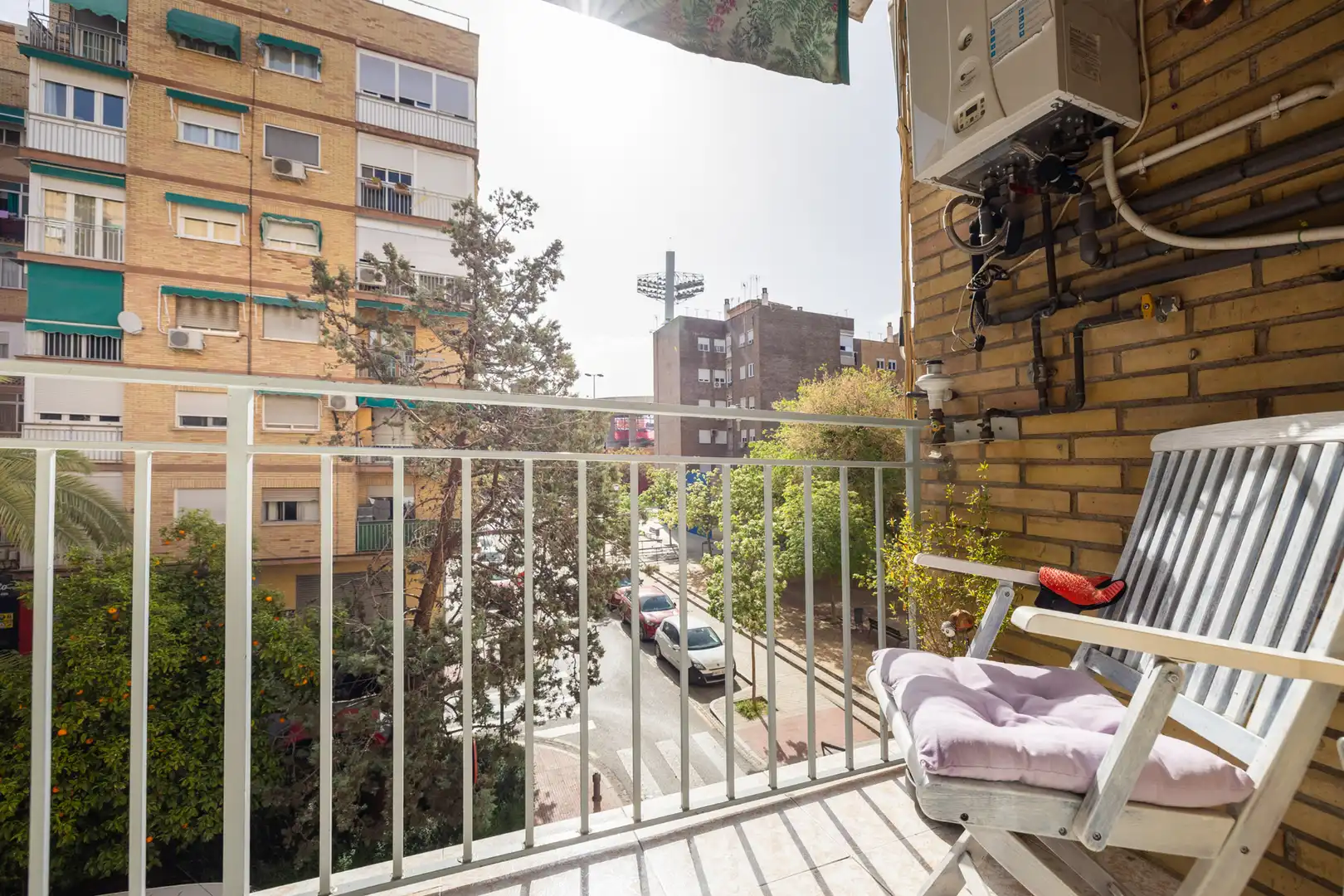 Balcony of Flat for sale in  Granada Capital  with Furnished and Balcony