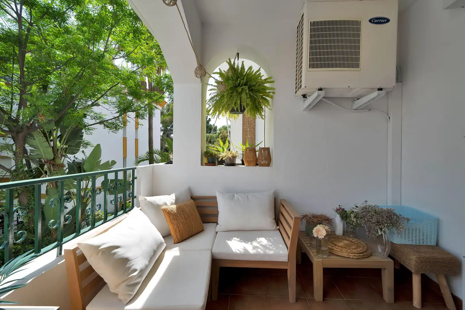 Terraza de Apartamento en venta en Marbella con Aire acondicionado, Calefacción y Jardín privado