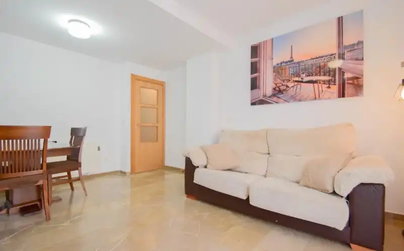 Sala de estar de Piso en venta en Atarfe con Trastero y Amueblado