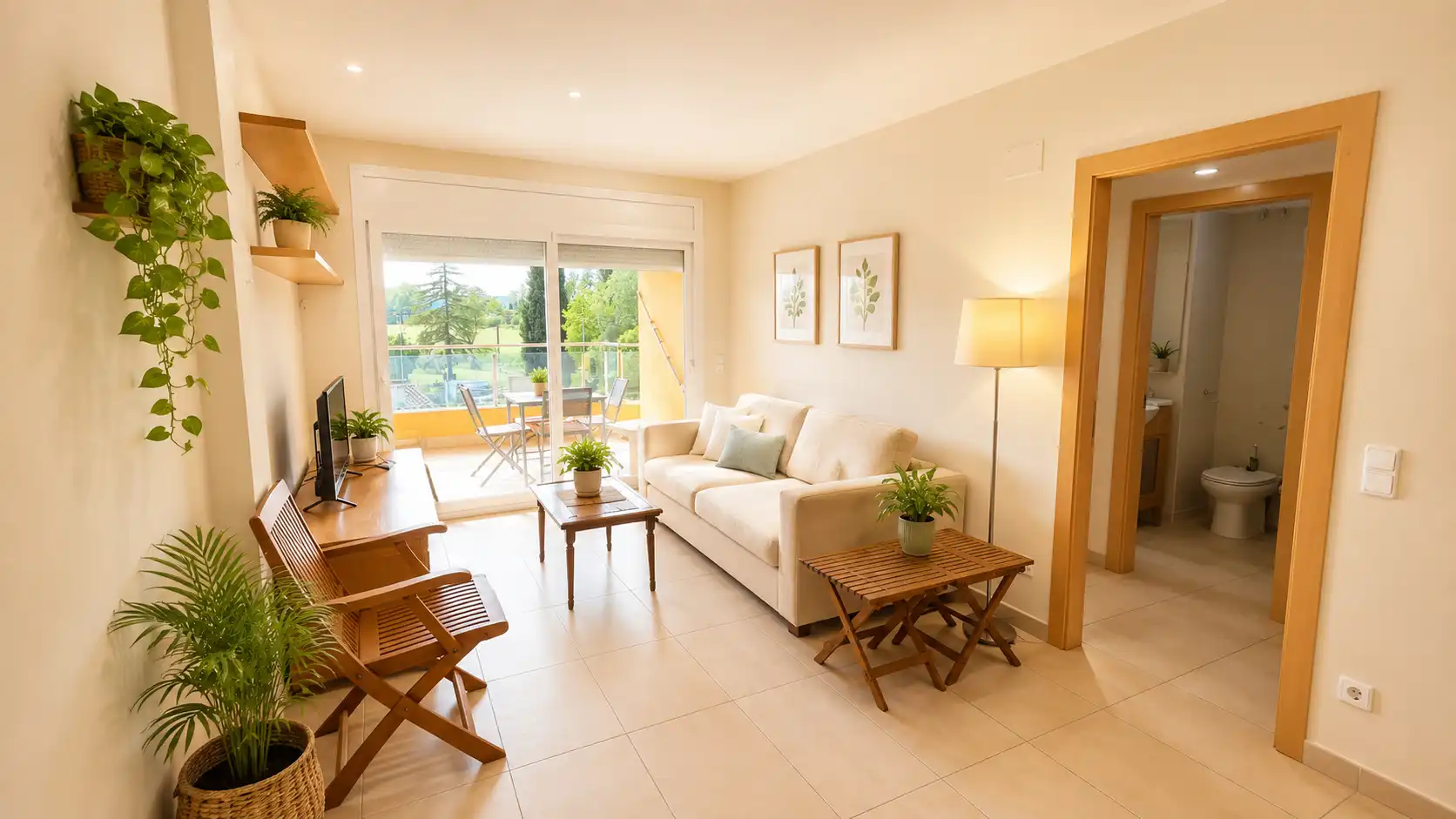 Living room of Apartments for sale in L'Escala  with Air Conditioner, Heating and Terrace