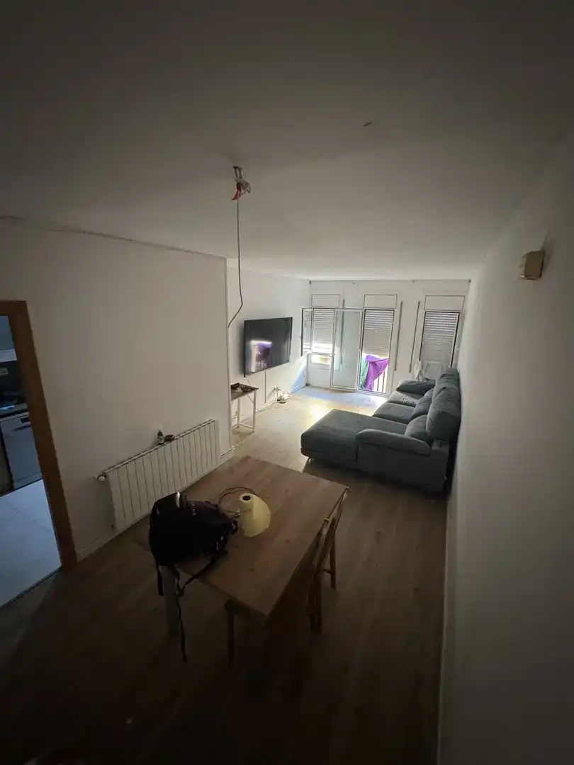 Living room of Flat for share in La Garriga  with Parquet flooring and Furnished