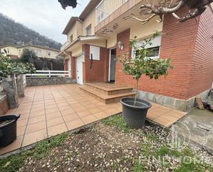 Exterior view of Single-family semi-detached for sale in Sant Joan Les Fonts  with Heating, Private garden and Balcony