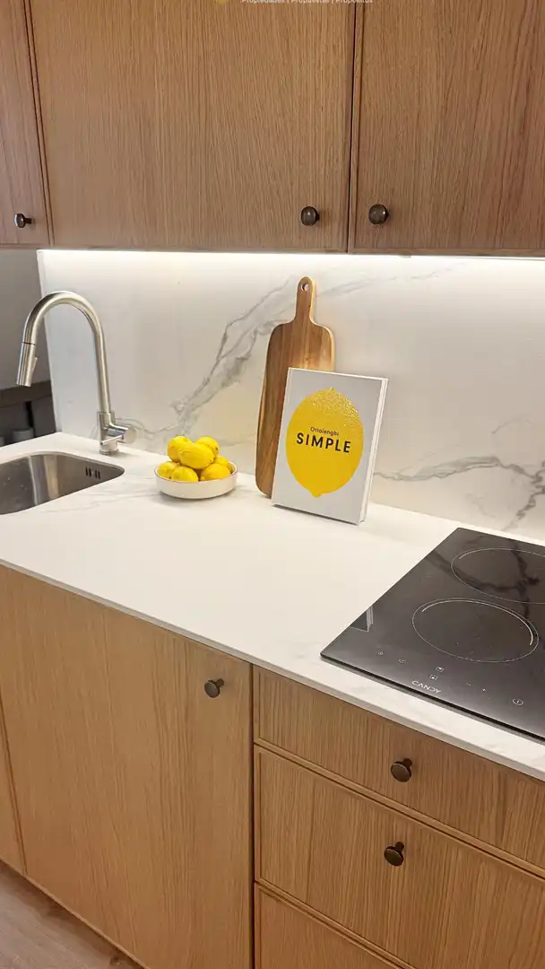 Kitchen of Apartments for rent in Madrid  with Air Conditioner and Heating