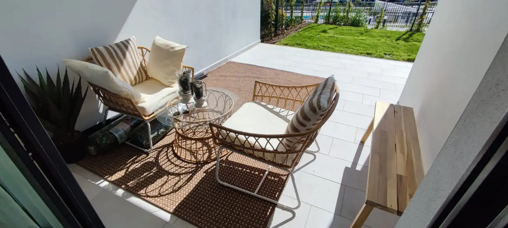 Terraza de Piso de alquiler en Colmenar Viejo con Aire acondicionado, Calefacción y Jardín privado