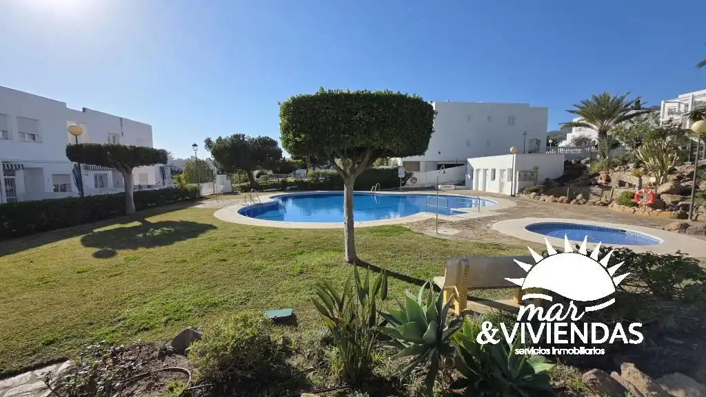 Jardín de Casa adosada en venta en Mojácar con Aire acondicionado, Calefacción y Jardín privado