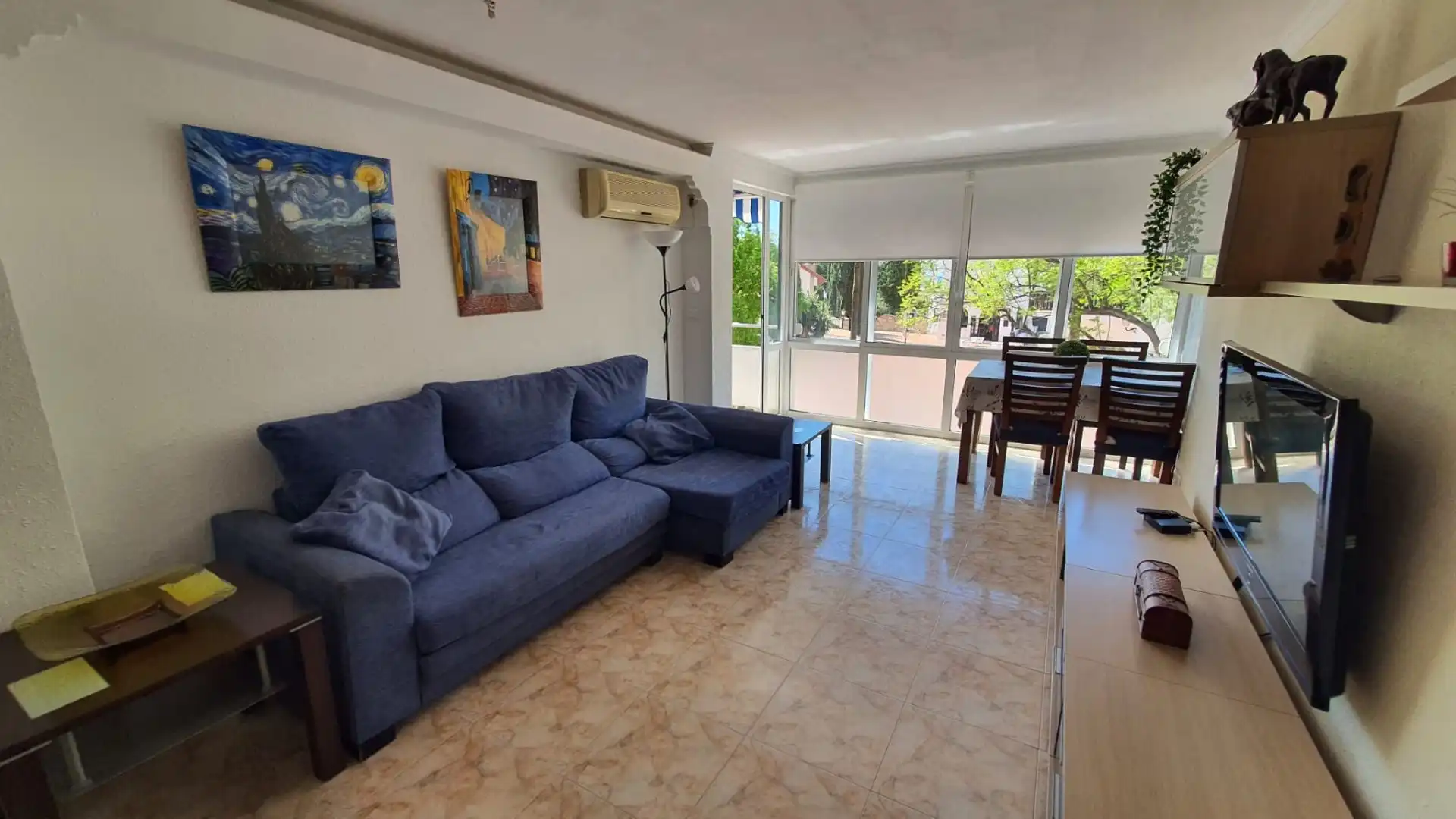 Living room of Apartments for rent in Benalmádena  with Air Conditioner, Terrace and Community pool