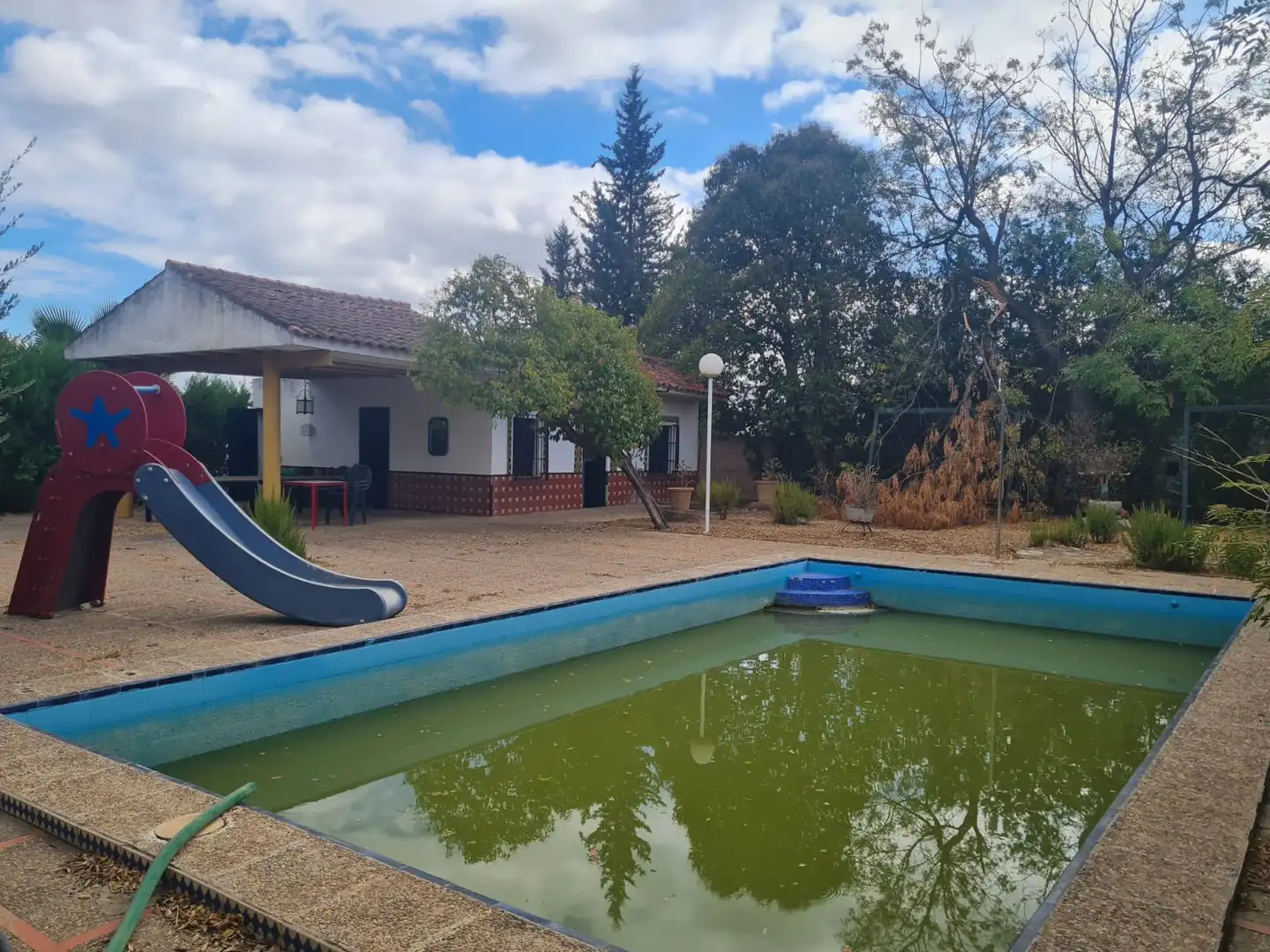 Schwimmbecken von Country house zum Verkauf in Cantillana mit Privatgarten, Terrasse und Schwimmbad