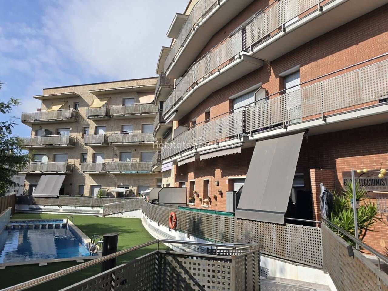 Exterior view of Attic for sale in Blanes  with Air Conditioner, Heating and Parquet flooring