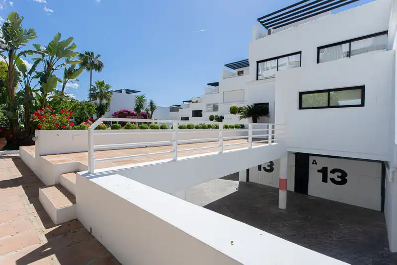 Exterior view of Detached homes for rent in Marbella  with Air Conditioner, Terrace and Storage room
