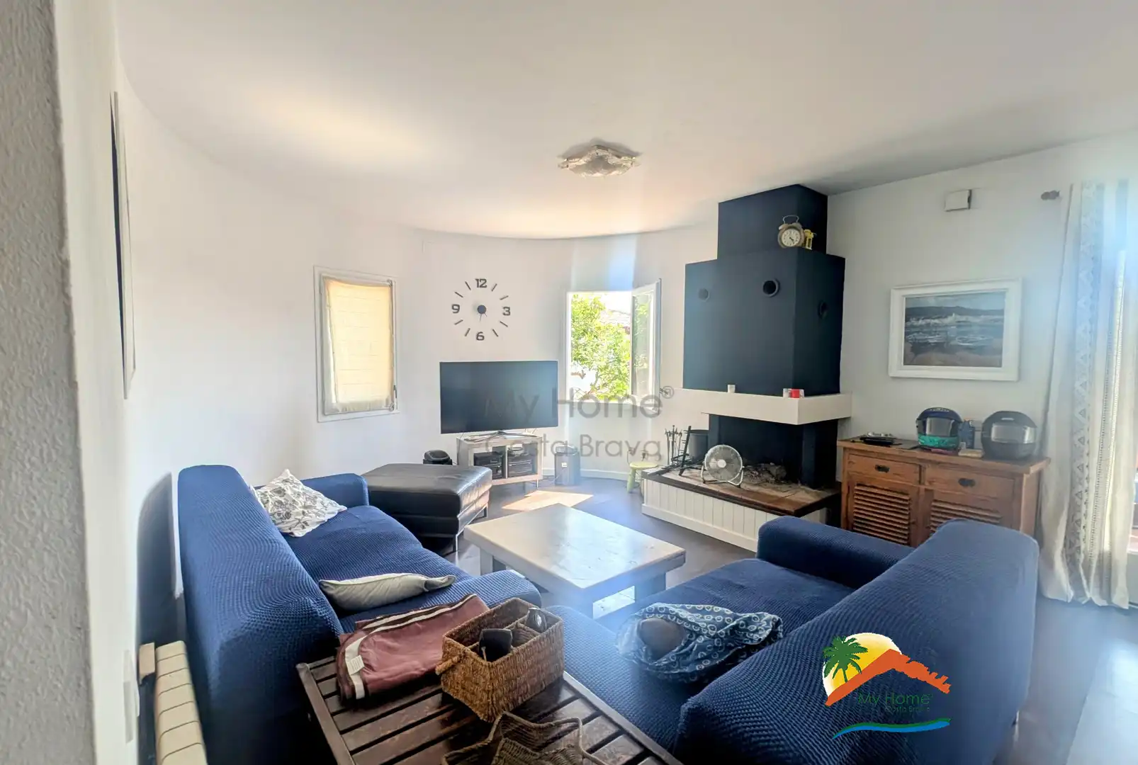 Sala de estar de Casa o chalet en venta en Lloret de Mar con Calefacción, Jardín privado y Parquet