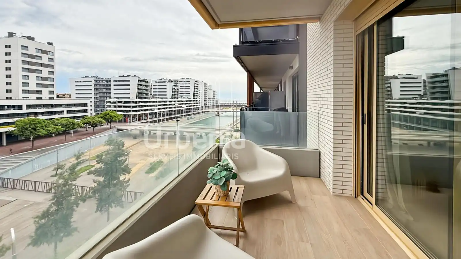 Terraza de Piso de alquiler en Badalona con Aire acondicionado, Calefacción y Terraza