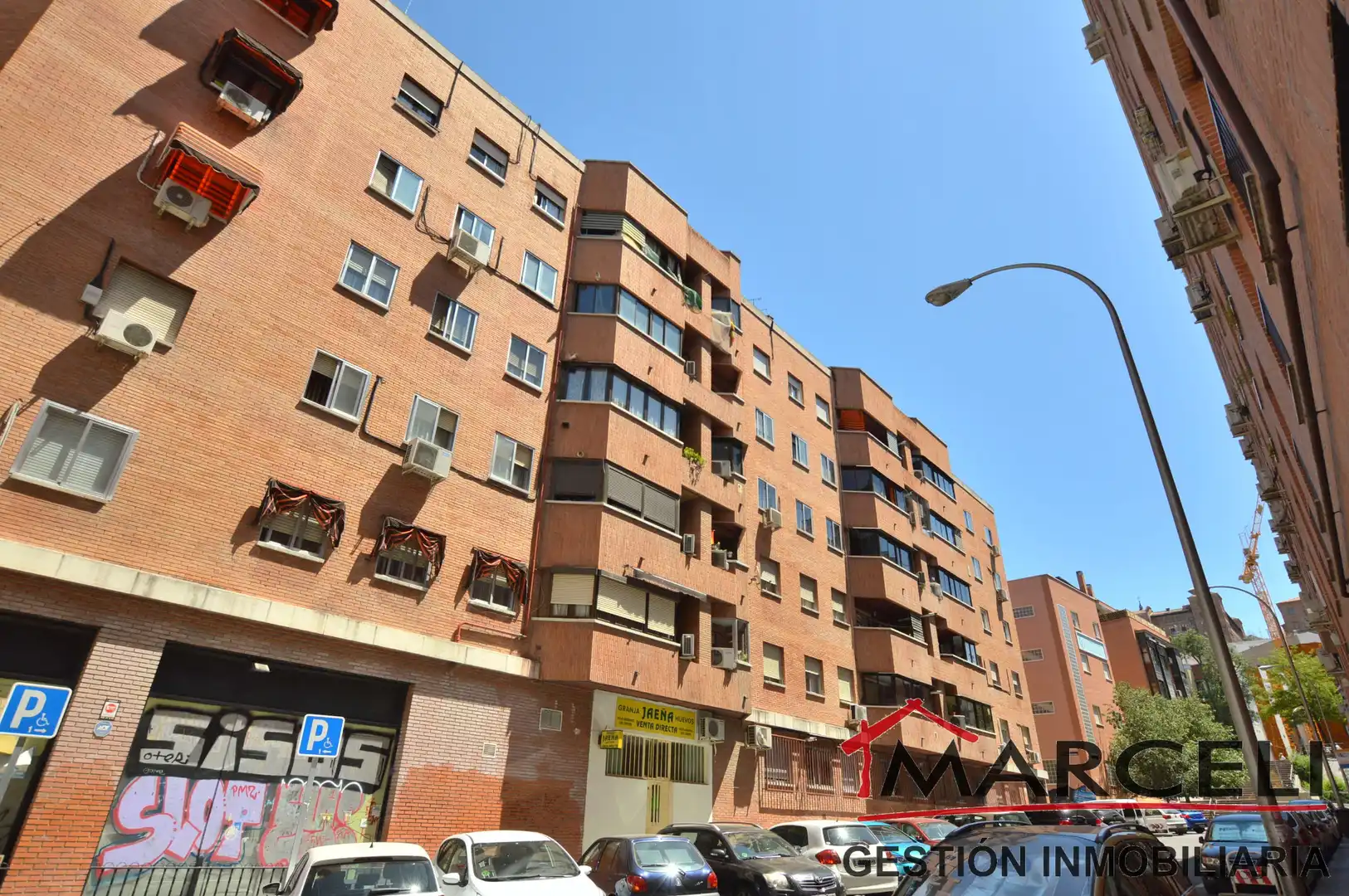 Exterior view of Flat for sale in Madrid  with Air Conditioner, Heating and Parquet flooring