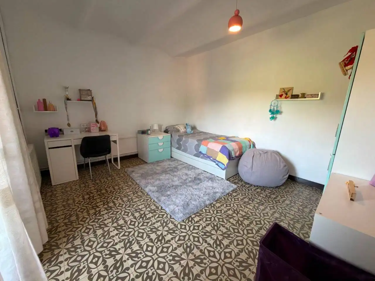 Dormitori de Casa adosada en venda en Porqueres amb Jardí privat i Terrassa