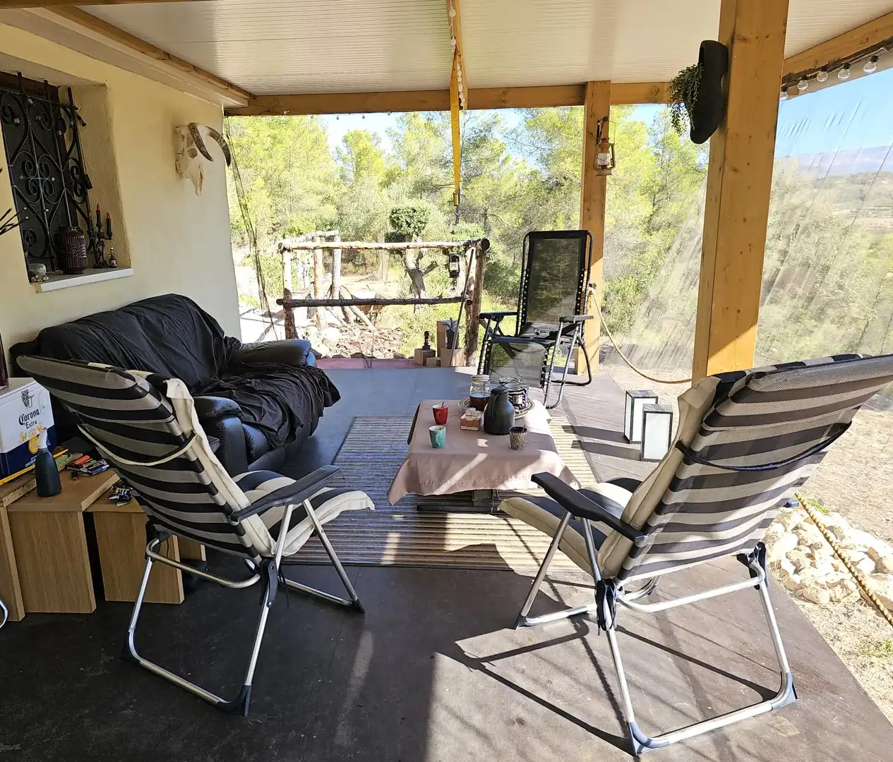 Terraza de Finca rústica en venta en Tivissa con Aire acondicionado y Internet