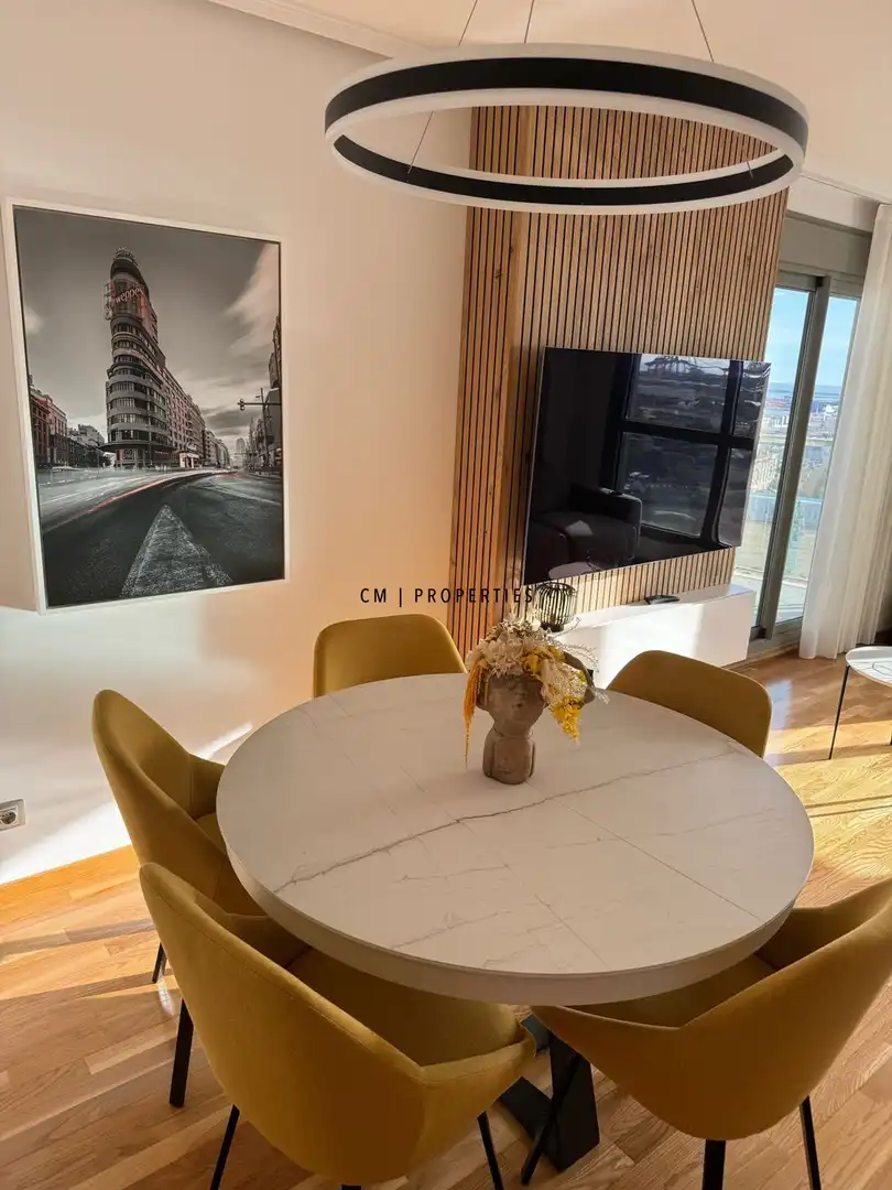 Comedor de Piso de alquiler en Valencia con Aire acondicionado, Calefacción y Parquet
