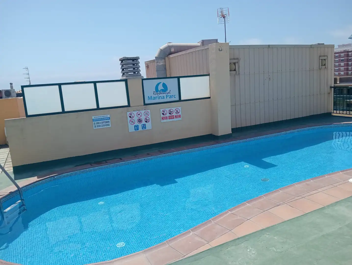 Piscina de Piso de alquiler en Benicarló con Aire acondicionado, Terraza y Piscina