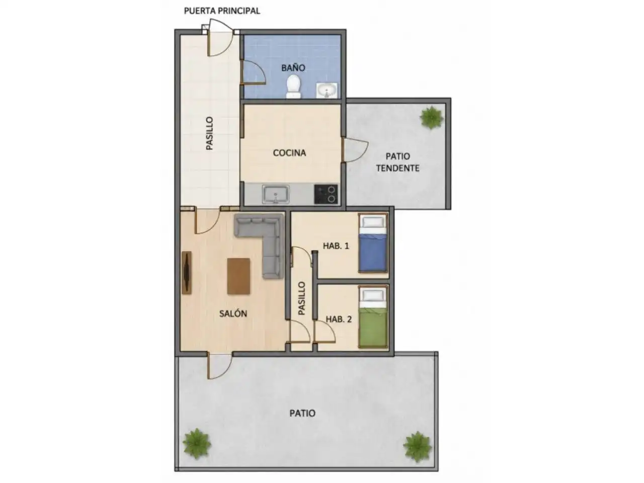 Wohnung zum Verkauf in Ontígola mit Heizung, Parkett und Terrasse