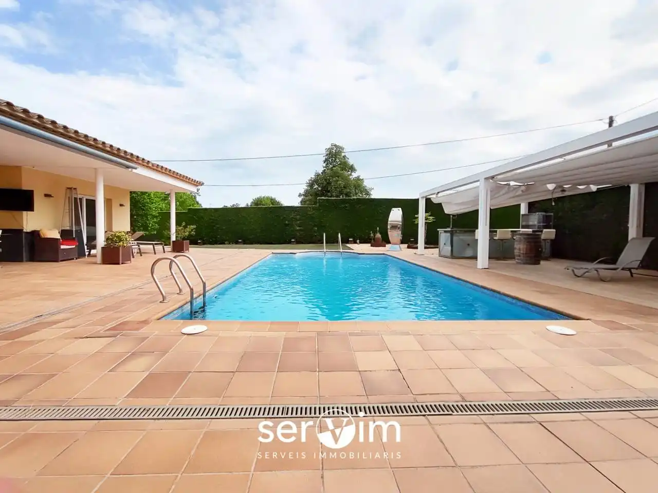 Swimming pool of Houses for sale in Llagostera  with Air Conditioner, Private garden and Terrace