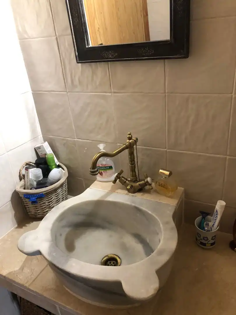 Badezimmer von Wohnungen zum Verkauf in La Vall d'Alcalà mit Klimaanlage und Möbliert