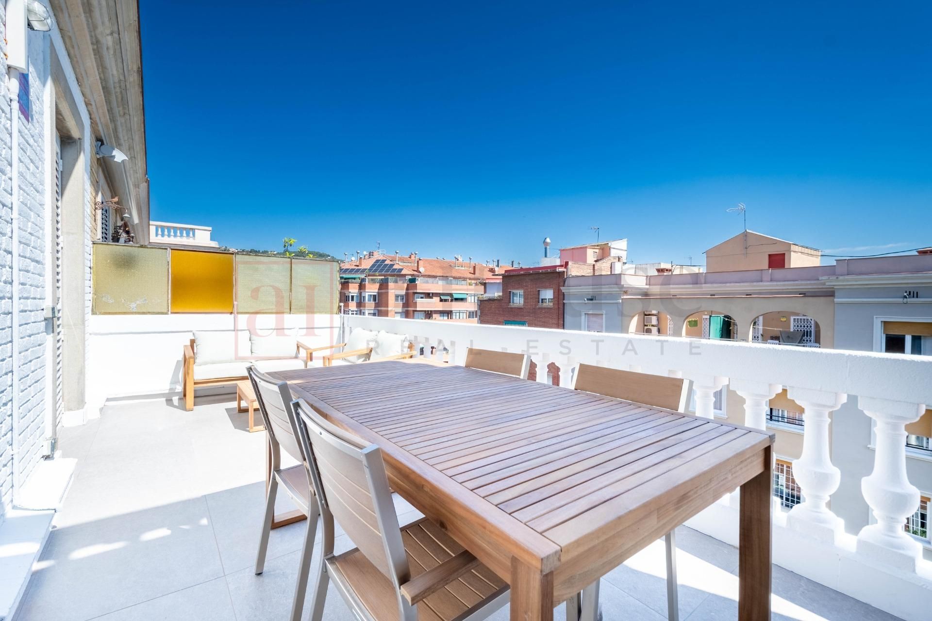 Terrassa de Àtic en venda en  Barcelona Capital amb Aire condicionat, Calefacció i Parquet