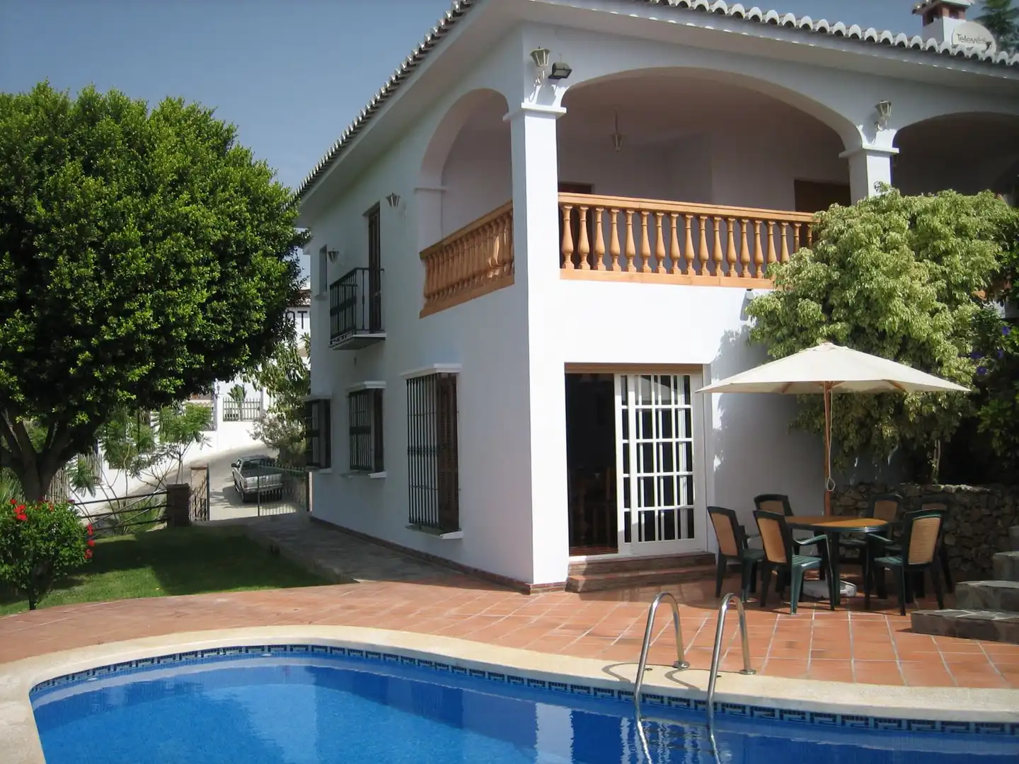 Garden of Houses for rent in Nerja  with Air Conditioner, Heating and Private garden