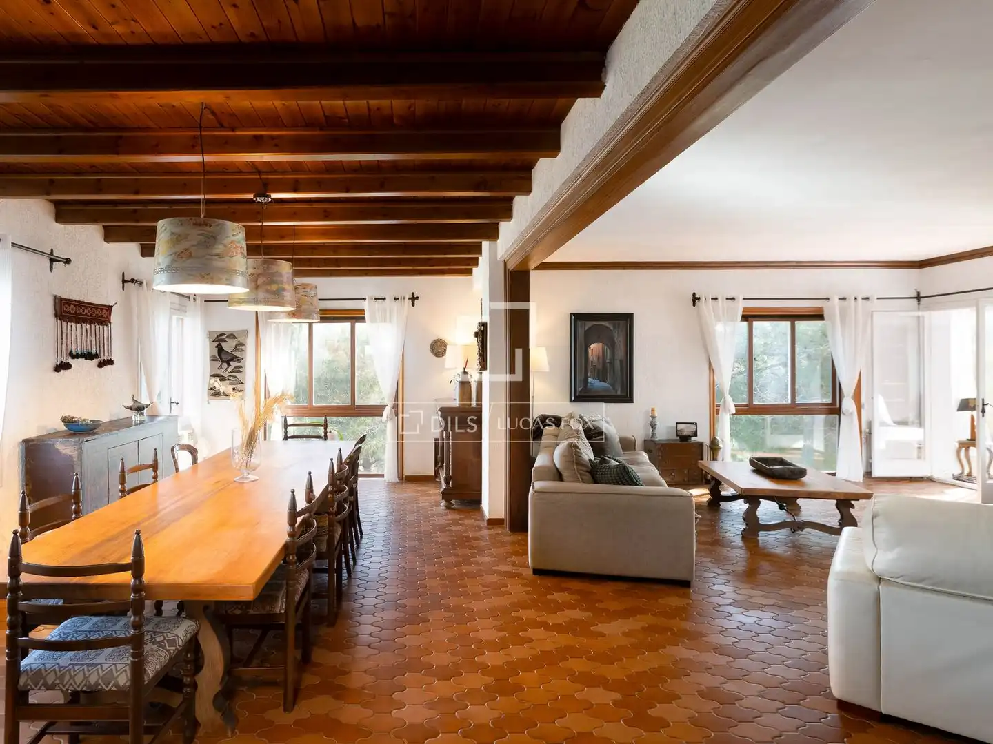 Living room of Houses for sale in Arenys de Mar  with Heating, Private garden and Terrace