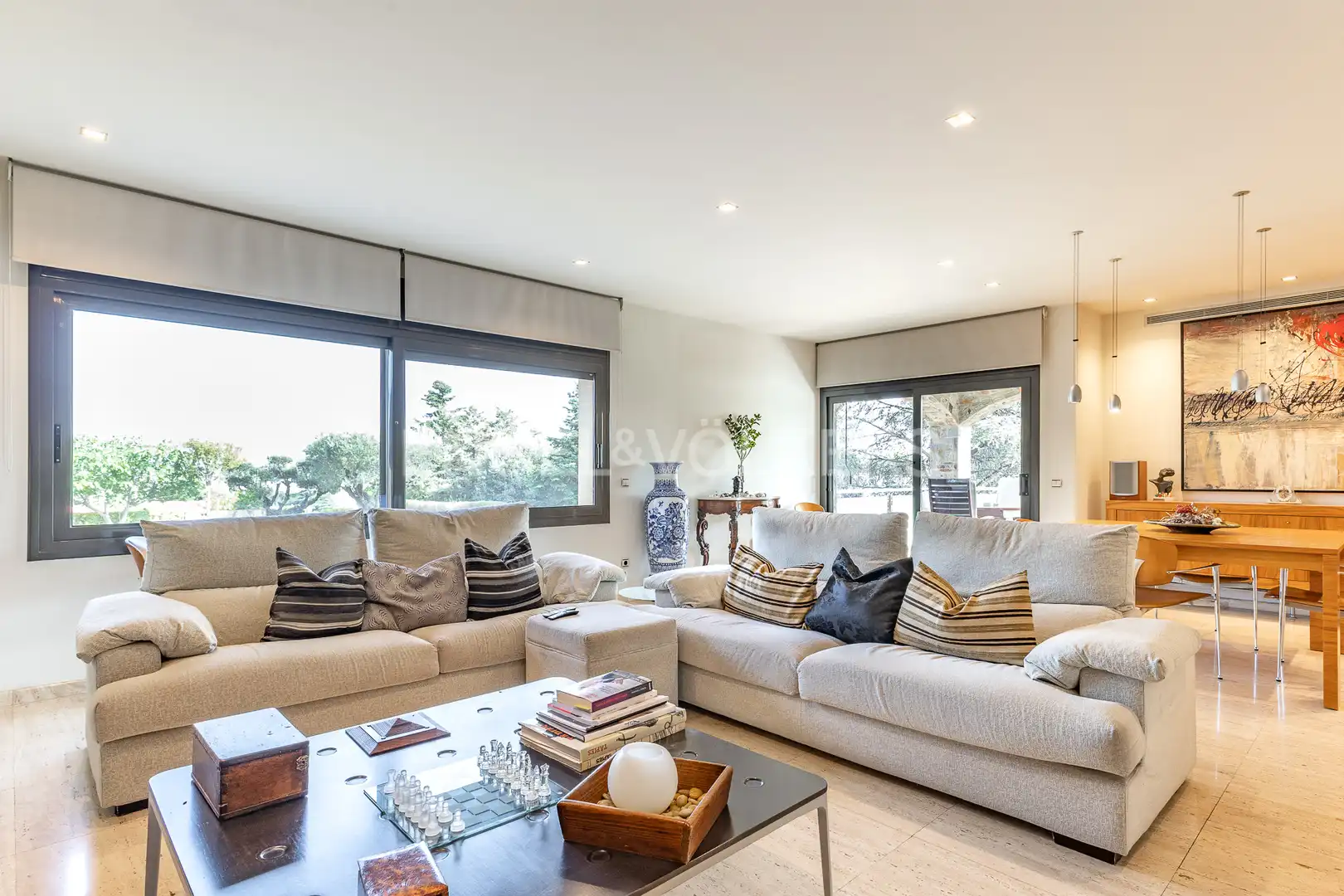 Sala de estar de Casa o chalet en venta en Canovelles con Aire acondicionado, Calefacción y Jardín privado