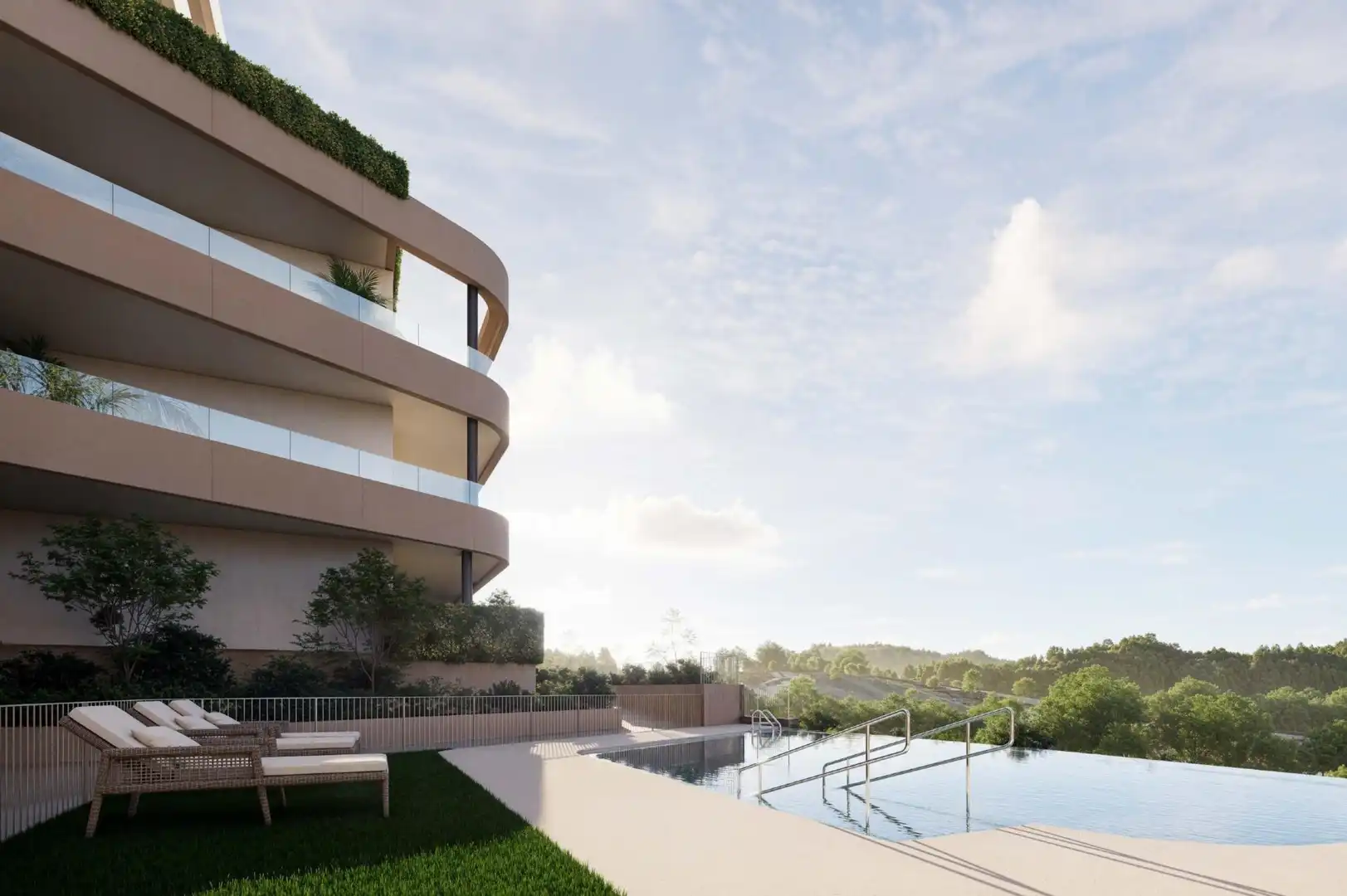 Vista exterior de Apartament en venda en Estepona amb Aire condicionat, Terrassa i Traster
