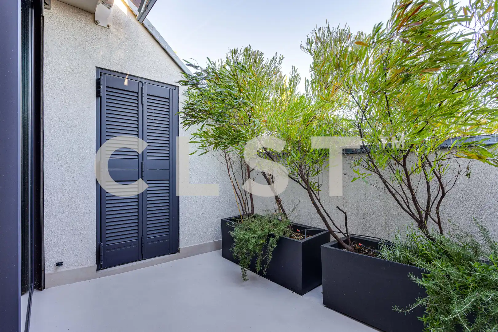 Terrasse von Dachboden zur Miete in Barcelona mit Klimaanlage, Heizung und Parkett