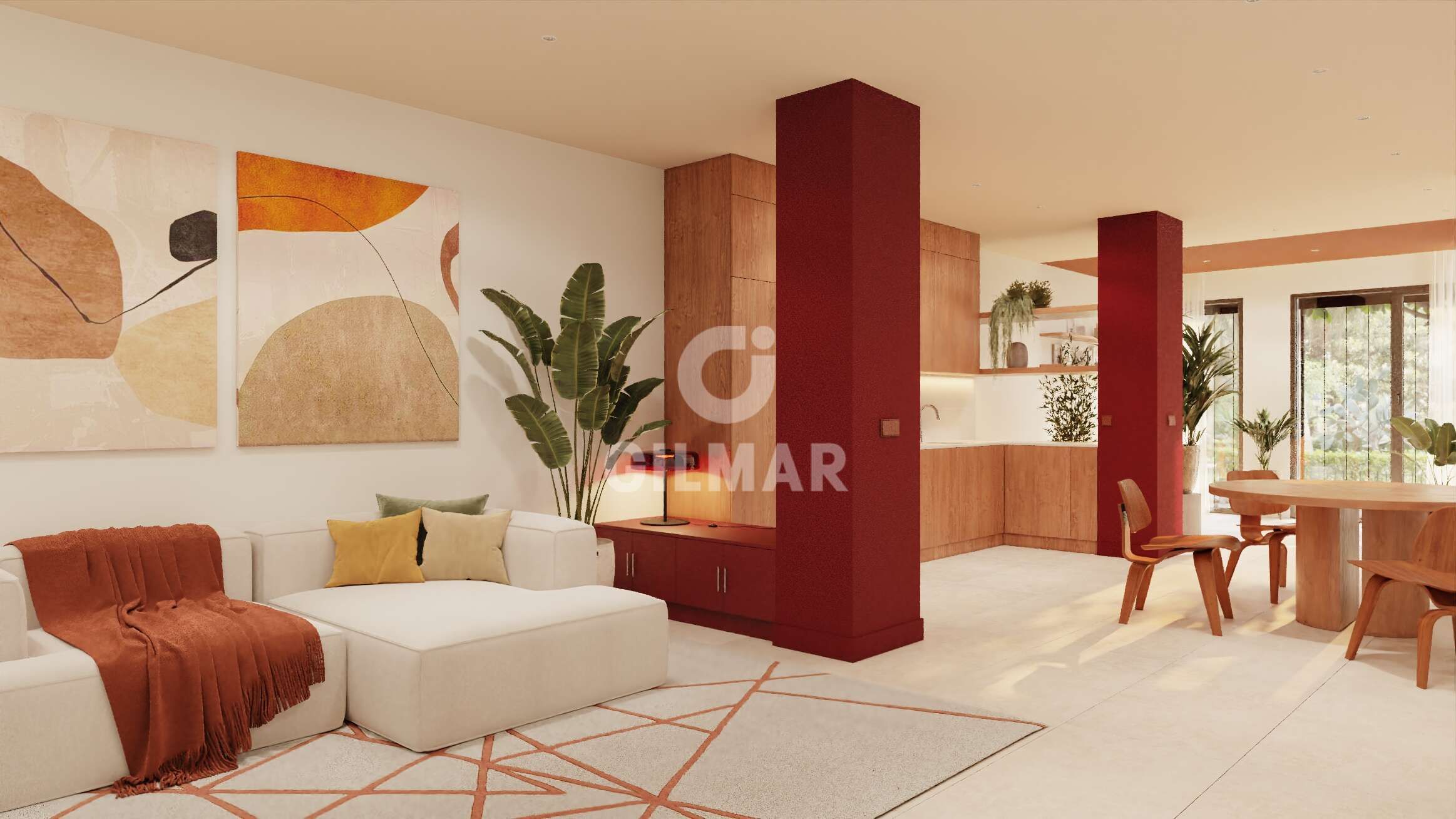 Sala d'estar de Pis en venda en  Madrid Capital