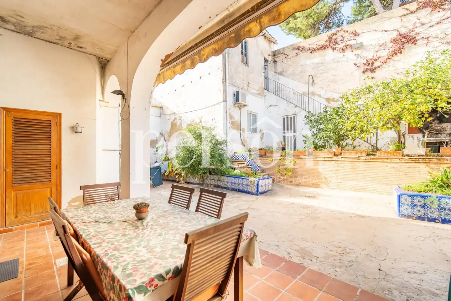 Terrassa de Casa o xalet en venda en Rocafort amb Aire condicionat, Jardí privat i Terrassa