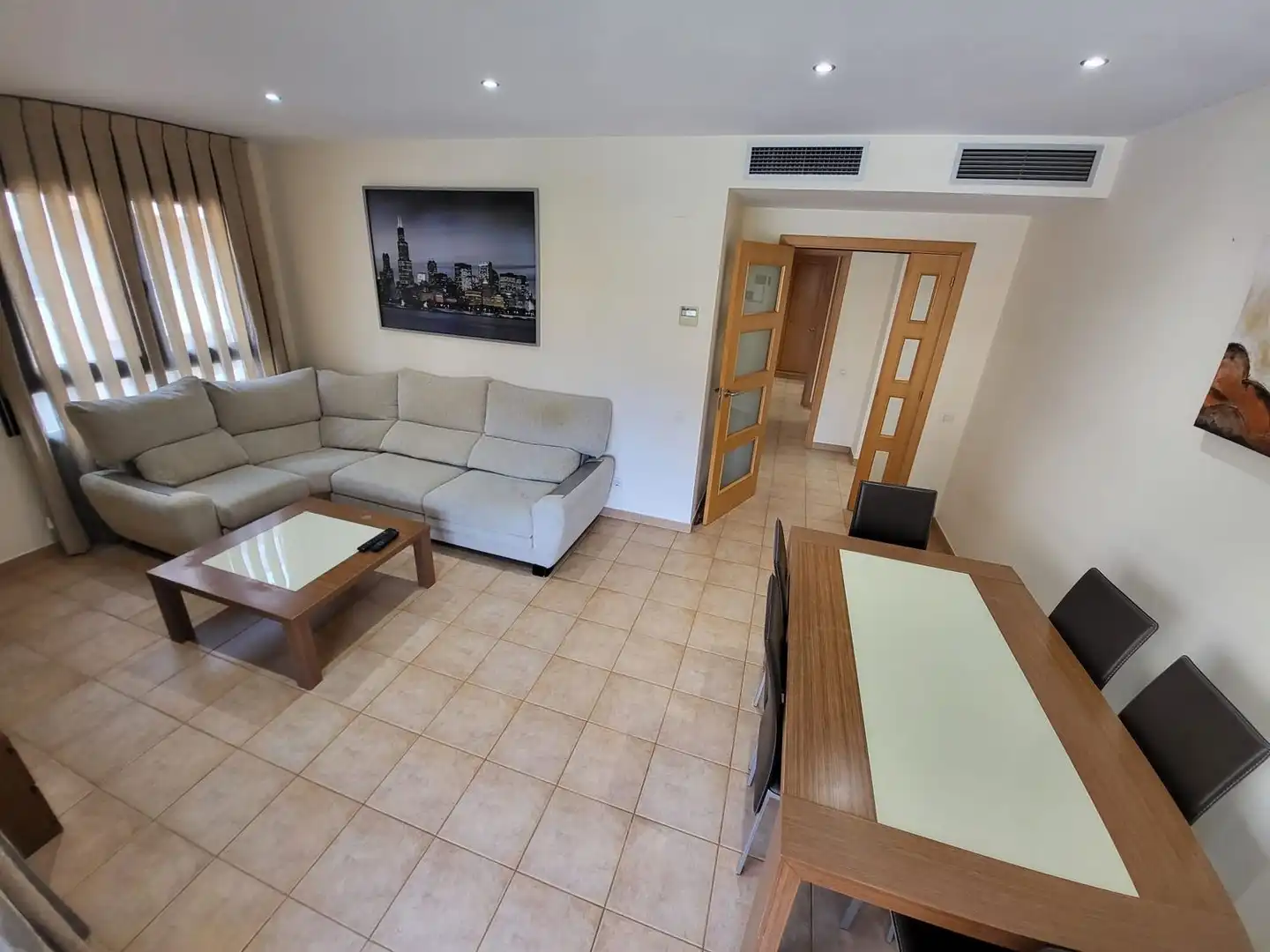 Sala de estar de Piso en venta en Lloret de Mar con Aire acondicionado, Jardín privado y Terraza