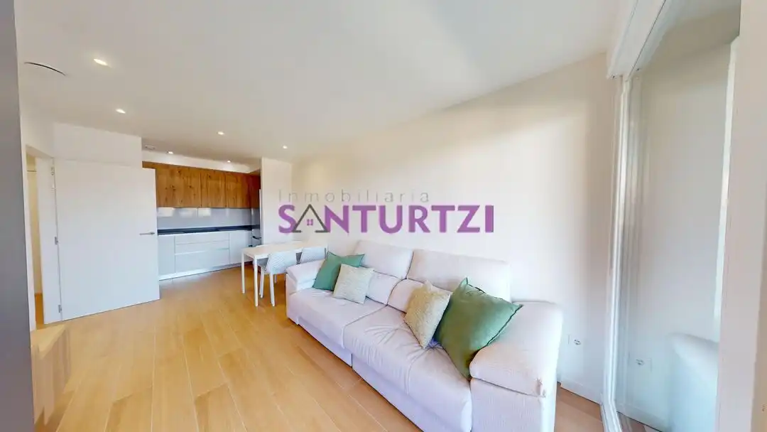 Wohnzimmer von Wohnung zum Verkauf in Santurtzi  mit Heizung, Terrasse und Möbliert