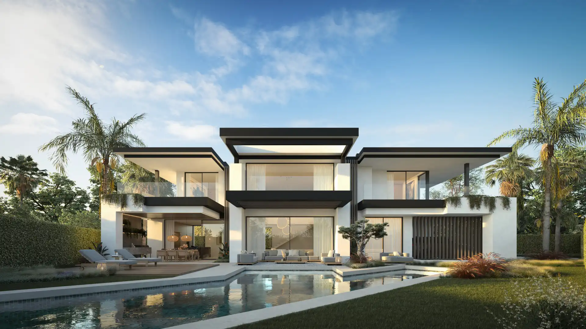 Vista exterior de Casa o xalet en venda en Marbella amb Aire condicionat, Calefacció i Jardí privat