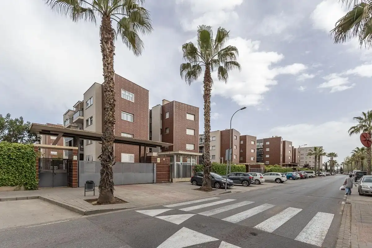 Vista exterior de Pis en venda en Alhendín amb Aire condicionat, Calefacció i Jardí privat