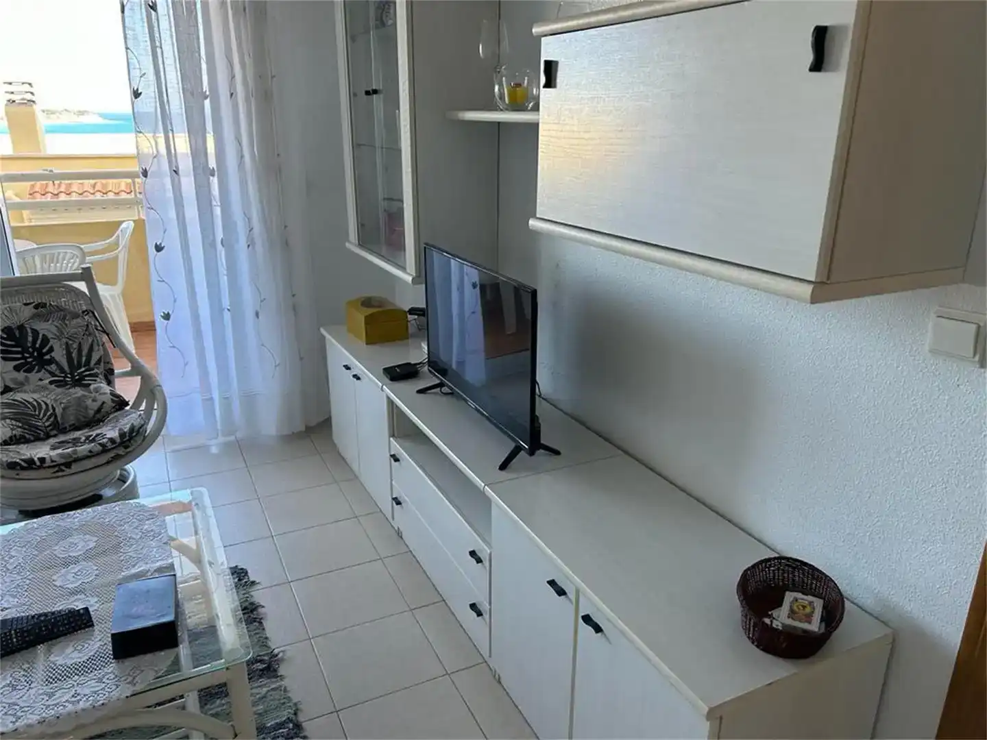 Living room of Flat for rent in Orihuela  with Swimming Pool, Furnished and Oven