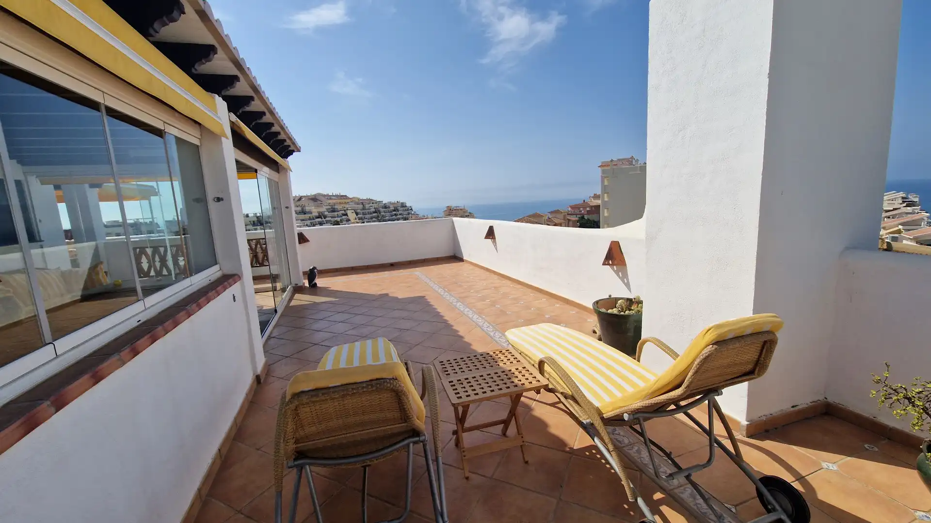 Terrace of Attic for sale in Benalmádena  with Air Conditioner, Heating and Terrace