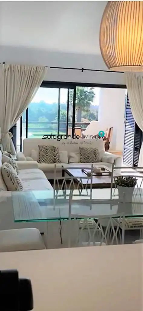 Living room of Apartments for rent in Sotogrande  with Air Conditioner, Heating and Terrace