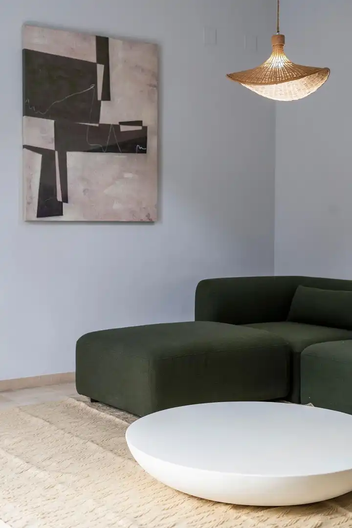 Sala de estar de Piso de alquiler en Valencia con Aire acondicionado, Calefacción y Amueblado
