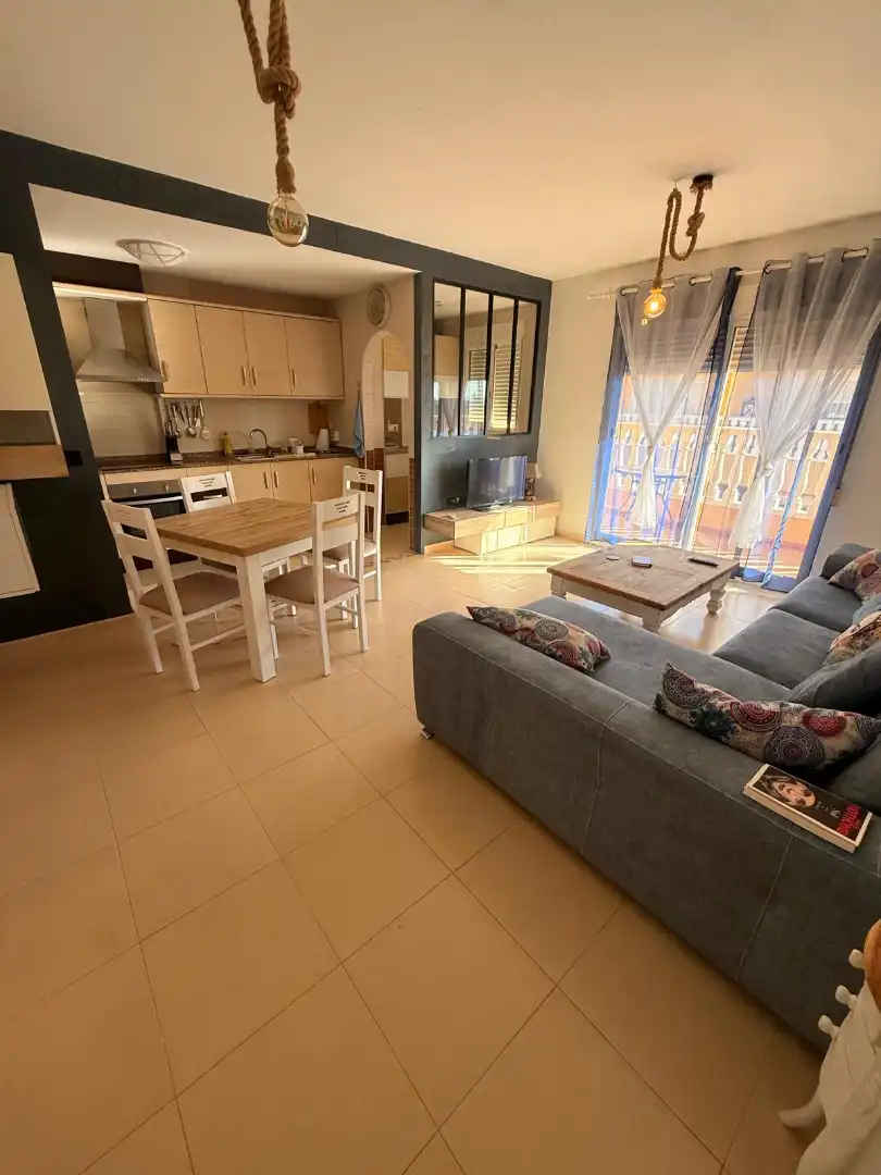 Sala d'estar de Apartament en venda en Daya Nueva amb Aire condicionat, Calefacció i Terrassa