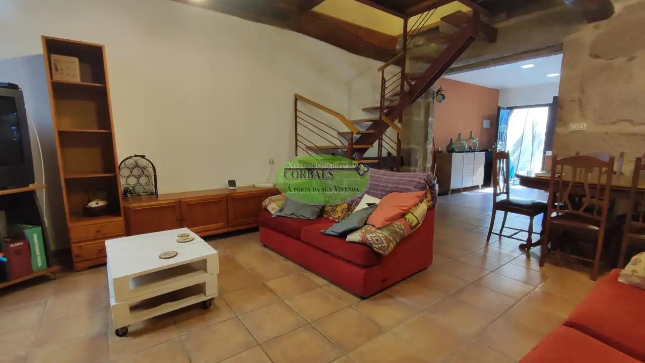 Sala de estar de Casa o chalet en venta en Baños de Molgas con Jardín privado, Terraza y Amueblado