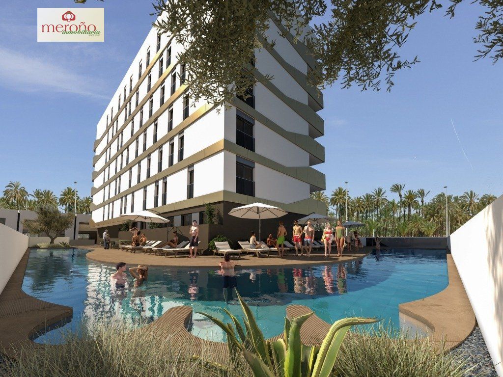 Swimming pool of Flat for sale in Elche / Elx  with Private garden, Terrace and Storage room