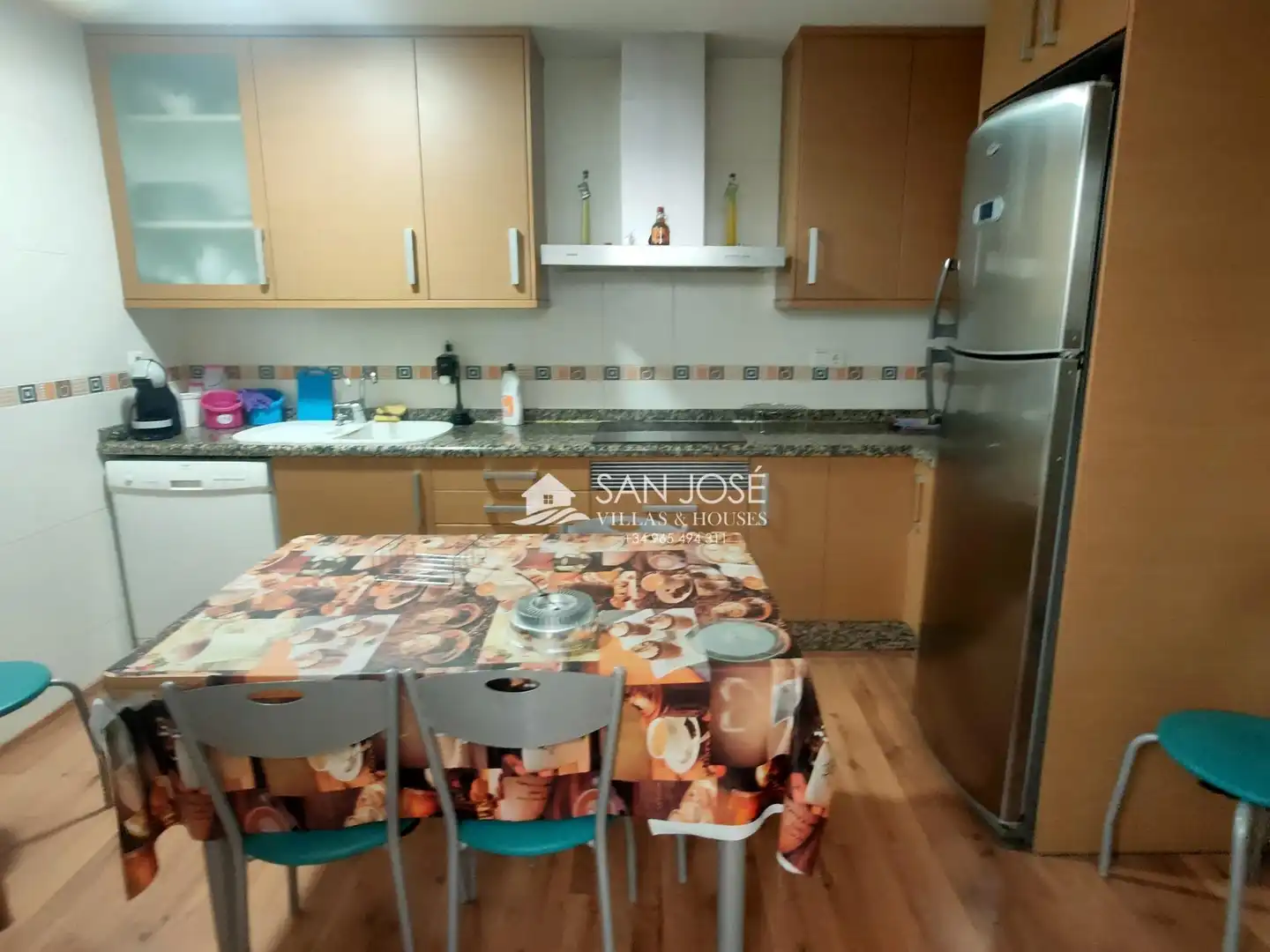 Kitchen of Flat for sale in Aspe  with Air Conditioner, Heating and Terrace
