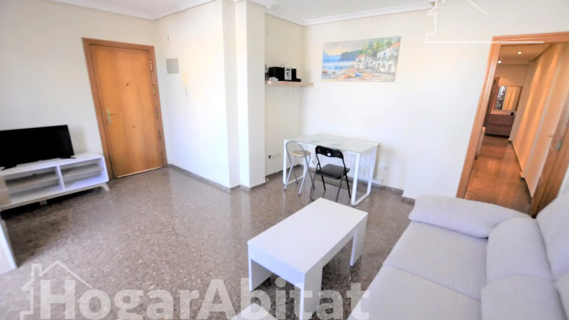 Living room of Attic for sale in  Valencia Capital  with Air Conditioner and Terrace