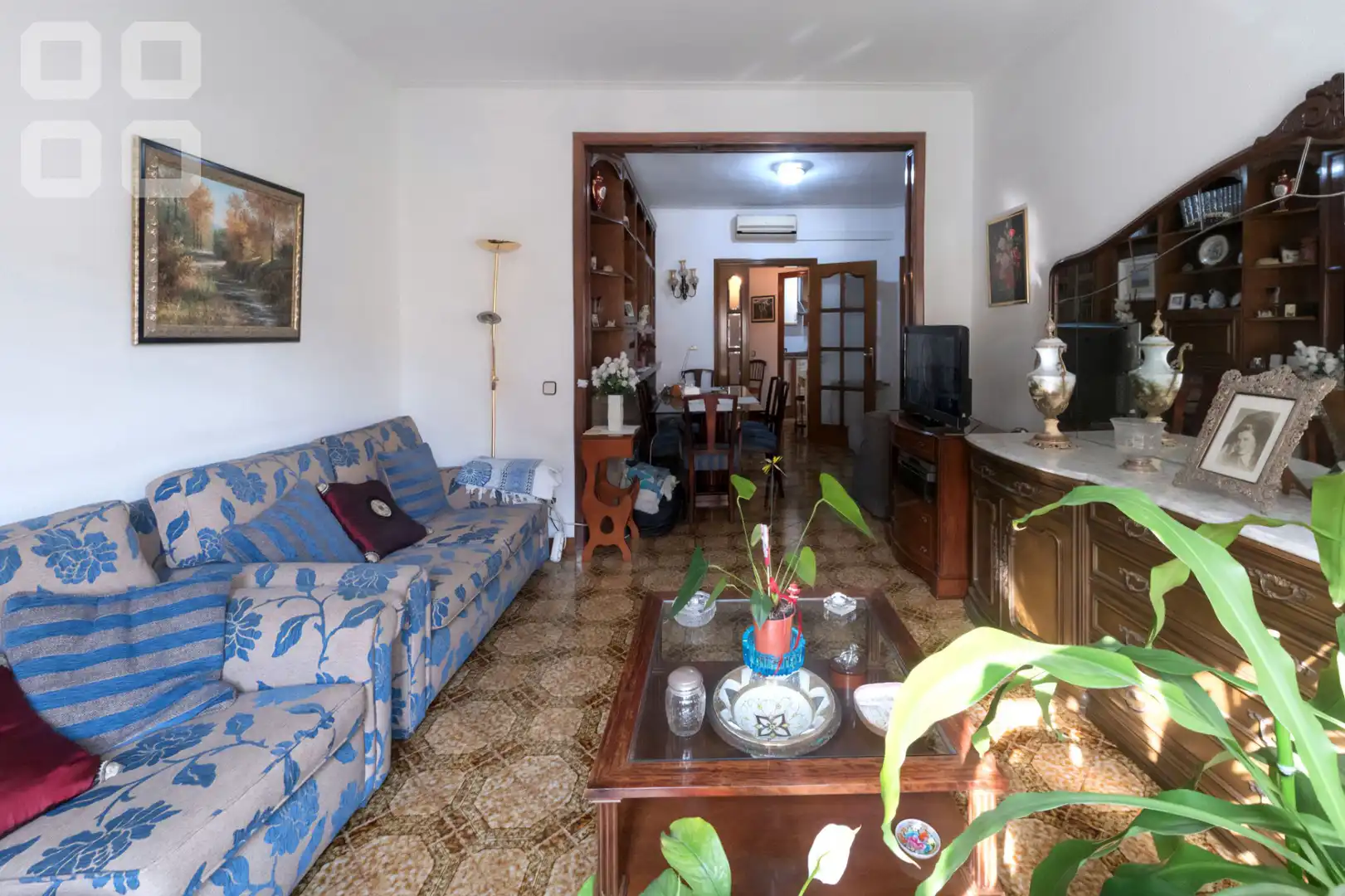 Sala de estar de Piso en venta en Barcelona con Aire acondicionado, Calefacción y Amueblado
