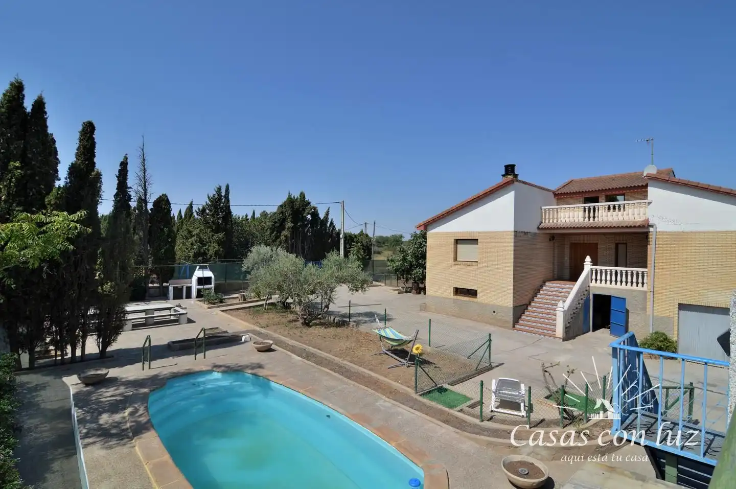 Piscina de Casa o chalet en venta en Zaragoza con Jardín privado, Trastero y Piscina