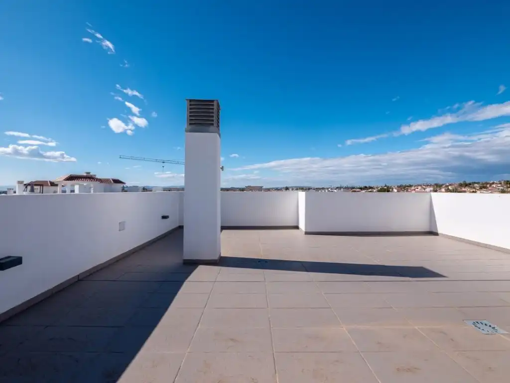 Terrassa de Casa o xalet en venda en Rojales amb Aire condicionat, Jardí privat i Piscina