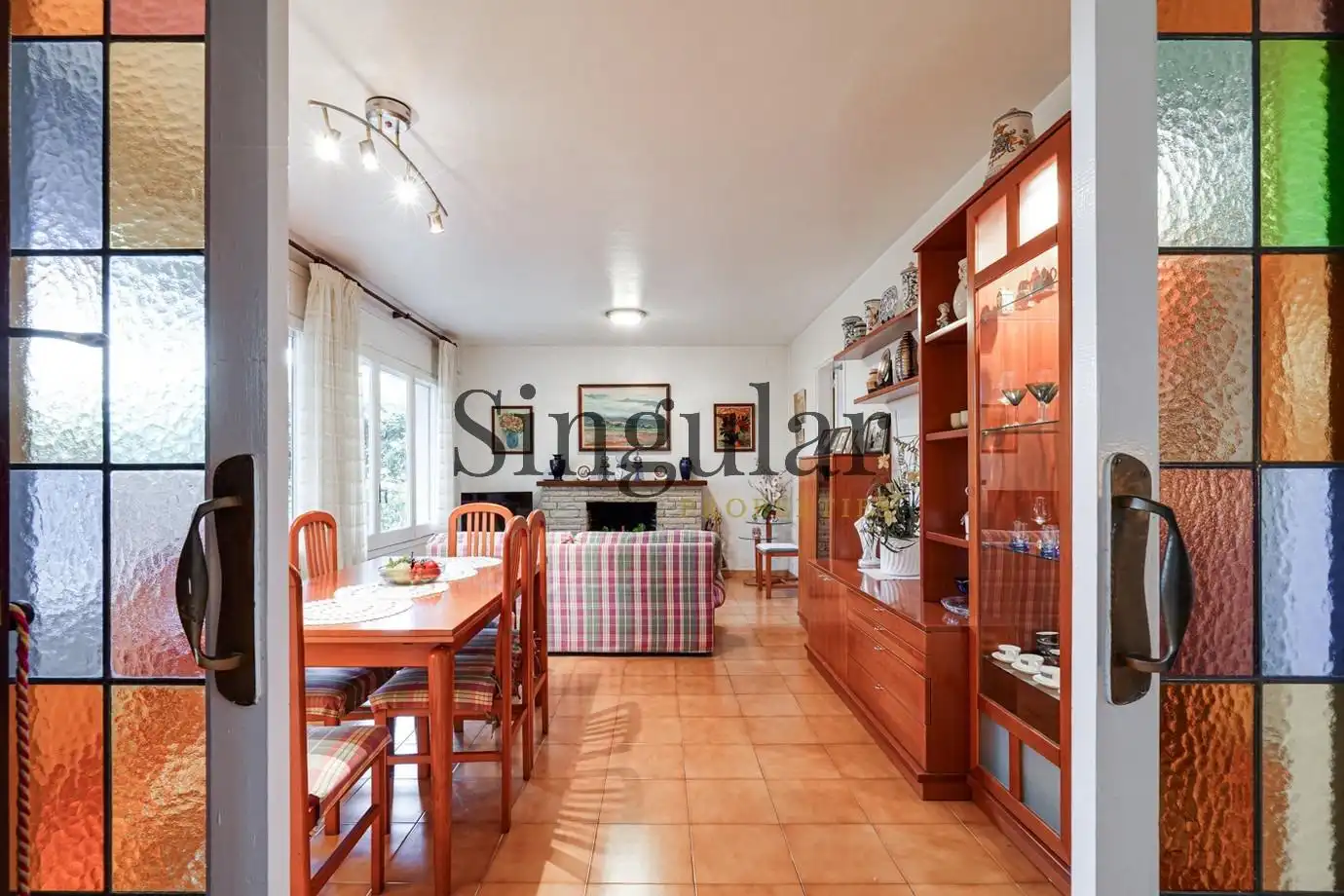 Dining room of Houses for sale in Castelldefels  with Private garden and Terrace