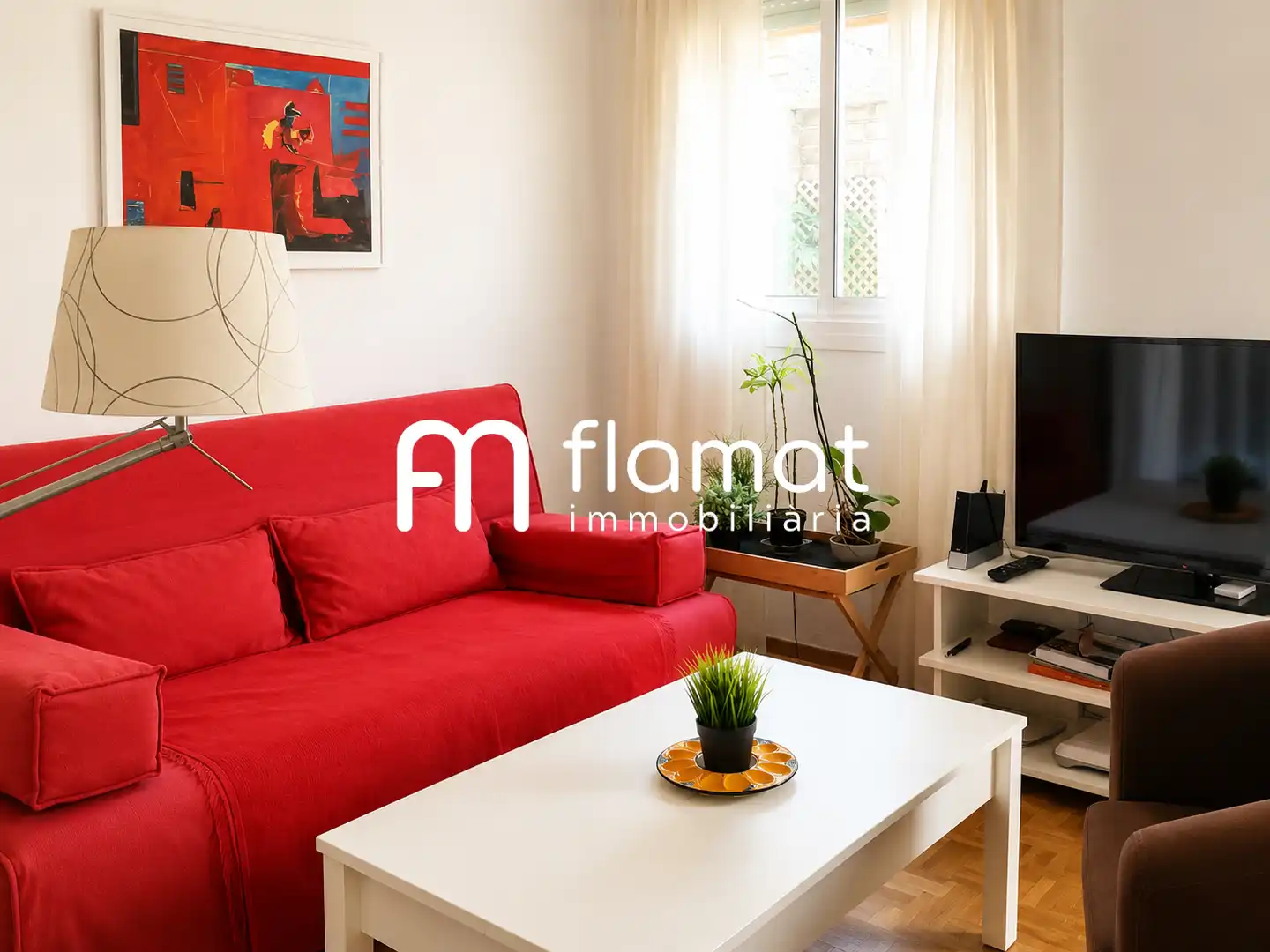 Sala de estar de Piso en venta en Barcelona con Terraza
